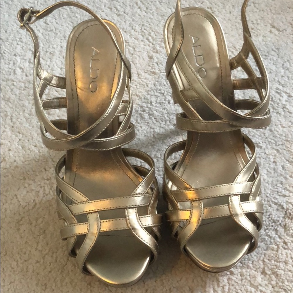Gold heels